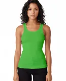 LC7703 Cotton Heritage Juniors Ribbed Tank in Lime (discontinued)