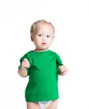 I1085 Cotton Heritage Little Rock Cotton Infant Te in Kelly green