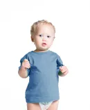 I1085 Cotton Heritage Little Rock Cotton Infant Te in Light blue