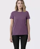 LC1026 Cotton Heritage Juniors Boyfriend Tee Fig Purple