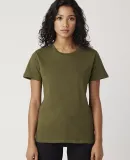 LC1026 Cotton Heritage Juniors Boyfriend Tee Military Green