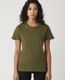 LC1026 Cotton Heritage Juniors Boyfriend Tee in Military green