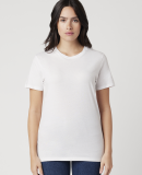 LC1026 Cotton Heritage Juniors Boyfriend Tee in White