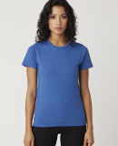 LC1026 Cotton Heritage Juniors Boyfriend Tee in Royal heather