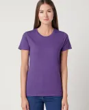 LC1026 Cotton Heritage Juniors Boyfriend Tee Purple Heather