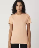 LC1026 Cotton Heritage Juniors Boyfriend Tee Peach