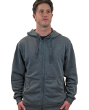 Stilo Apparel 21918DGT Unisex Full-Zip Hoodie