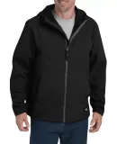 Dickies Workwear SJ377 Men's Performance Flex Soft Shell Jacket with Hood BLACK