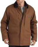 Dickies Workwear TC845 Unisex Sanded Chore Duck Coat BROWN DUCK