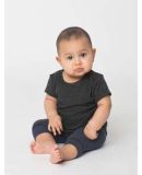 TR005 American Apparel Infant Tri-Blend Short Sleeve T-Shirt Tri-Black(Discontinued)