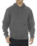 Dickies Workwear TW392T Unisex Tall Midweight Fleece Pullover Hoodie DARK HTHR GRAY
