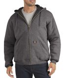 Dickies Workwear TW394T Unisex Tall Heavyweight Quilted Fleece Hoodie DARK HEATHER GRY