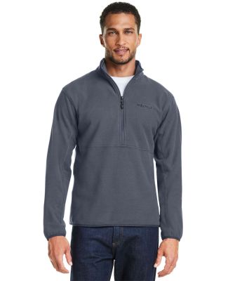 Marmot M12650 Men's Rocklin Half-Zip Jacket in Steel onyx