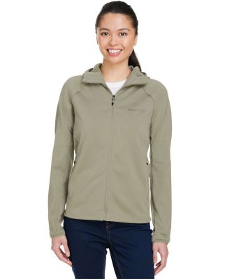 Marmot M15393 Ladies' Leconte Full Zip Hooded Jack in Vetiver