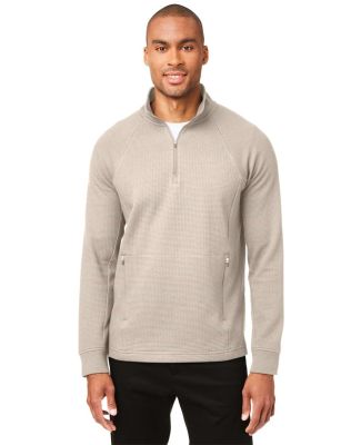North End NE200 Men's Rhythm Waffle Pullover in Oatmeal