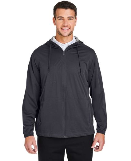 North End NE75 Men's Network Lightweight Jacket in Carbon heather