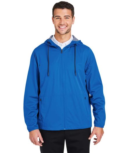 North End NE75 Men's Network Lightweight Jacket in Lt nautl blu ht