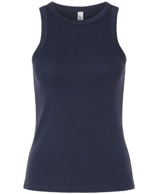American Apparel BR2101 Women's Baby Rib Tank in Navy
