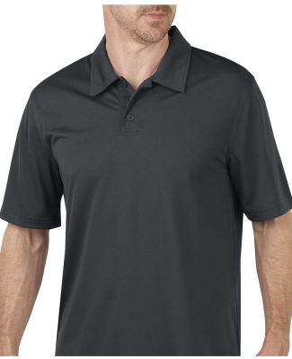 Dickies LS405 Unisex Industrial Performance Polo Without Pocket DARK CHARCOAL