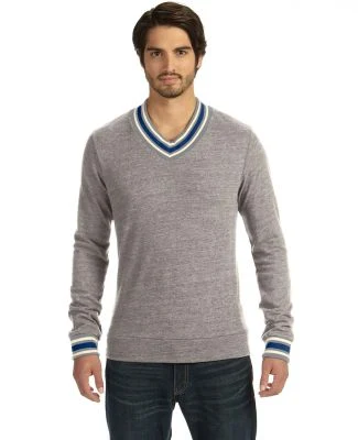 09594EC alternative Men's V-neck Sweatshirt Eco Grey