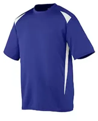 Augusta Sportswear 1050 Premier Performance T-Shirt Purple/ White