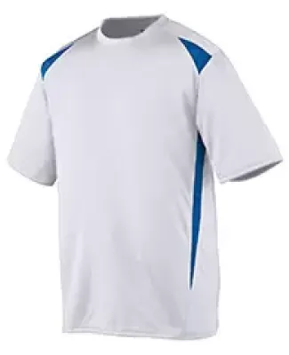 Augusta Sportswear 1050 Premier Performance T-Shirt White/ Royal
