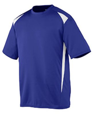 Augusta Sportswear 1051 Youth Premier Crew Purple/ White