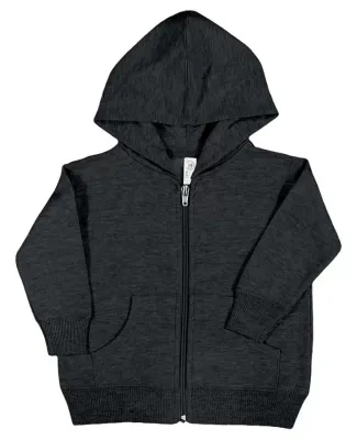 3446 Rabbit Skins Infant Zipper Hooded Sweatshirt VINTAGE SMOKE