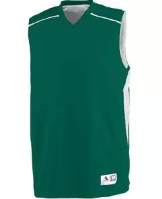 Augusta Sportswear 1171 Youth Slam Dunk Jersey Dark Green/ White