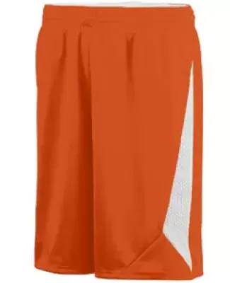 Augusta Sportswear 1175 Slam Dunk Short Orange/ White