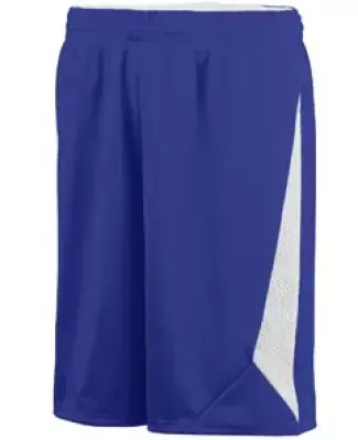 Augusta Sportswear 1175 Slam Dunk Short Purple/ White