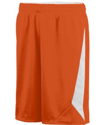 Augusta Sportswear 1176 Youth Slam Dunk Short Orange/ White