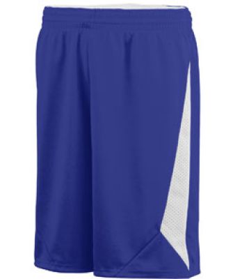 Augusta Sportswear 1176 Youth Slam Dunk Short Purple/ White