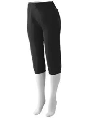 Augusta Sportswear 1245 Women's Low Rise Drive Pant Black/ Black