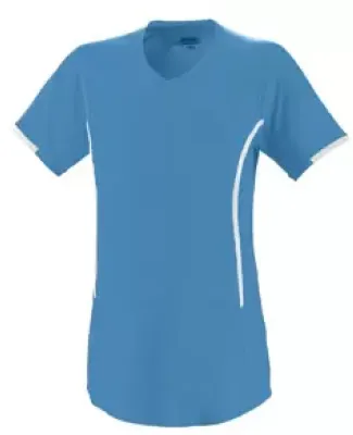 Augusta Sportswear 1270 Women's Heat Jersey Columbia Blue/ White