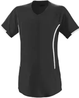 Augusta Sportswear 1270 Women's Heat Jersey Black/ White