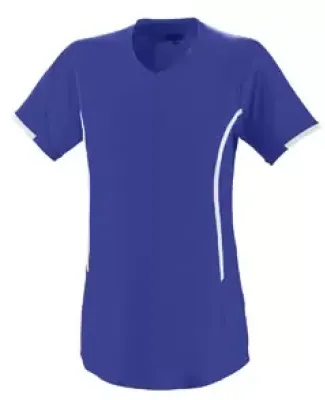 Augusta Sportswear 1270 Women's Heat Jersey Purple/ White