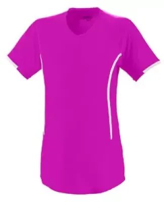 Augusta Sportswear 1270 Women's Heat Jersey Power Pink/ White