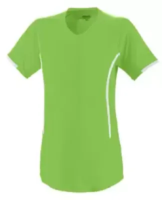 Augusta Sportswear 1270 Women's Heat Jersey Lime/ White