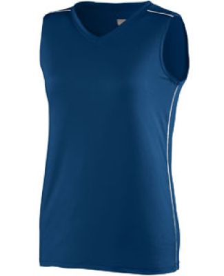 Augusta Sportswear 1351 Girls' Storm Jersey Navy/ White