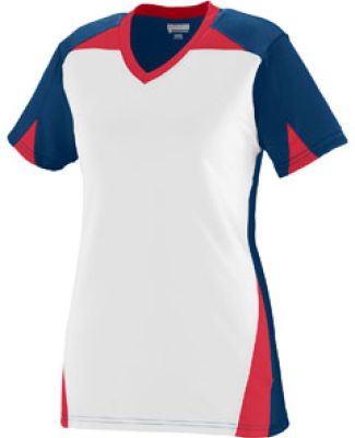 Augusta Sportswear 1365 Women's Matrix Jersey Navy/ White/ Red