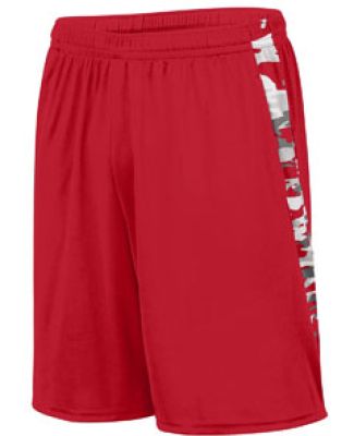 Augusta Sportswear 1432 Mod Camo Training Short Red/ Red Mod