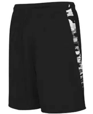 Augusta Sportswear 1433 Youth Mod Camo Training Short Black/ Black Mod