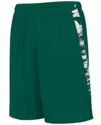 Augusta Sportswear 1433 Youth Mod Camo Training Short Dark Green/ Dark Green Mod