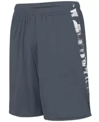Augusta Sportswear 1433 Youth Mod Camo Training Short Graphite/ Black Mod