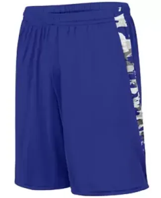 Augusta Sportswear 1433 Youth Mod Camo Training Short Purple/ Purple Mod