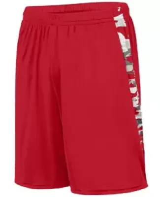 Augusta Sportswear 1433 Youth Mod Camo Training Short Red/ Red Mod