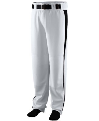 Augusta Sportswear 1465 Triple Play Baseball/Softball Pant Silver Grey/ Black