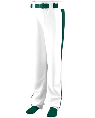 Augusta Sportswear 1465 Triple Play Baseball/Softball Pant White/ Dark Green