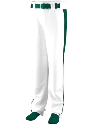 Augusta Sportswear 1466 Youth Triple Play Baseball/Softball Pant White/ Dark Green